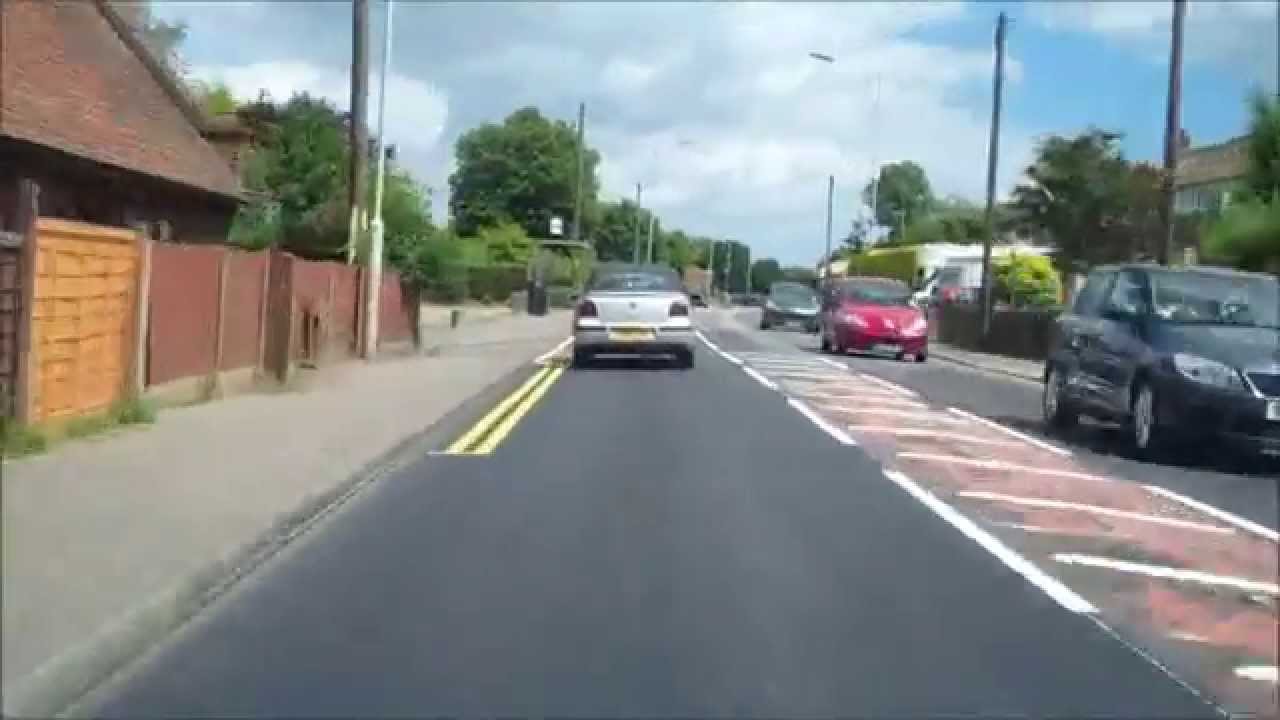 A Drive - Chartham to Canterbury, Kent England - The Back Way