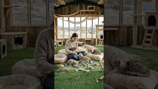 I Rescued These Cats and Built Them a Home 🔨❤️