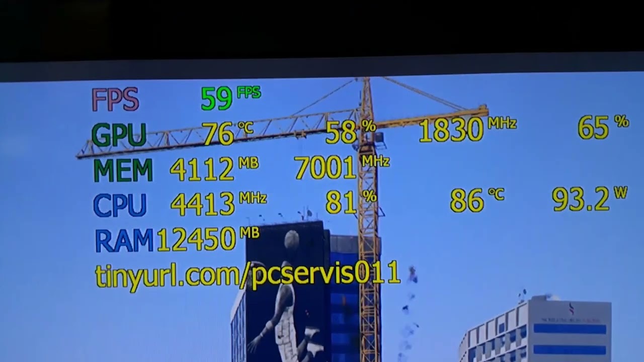 ASUS Nvidia GTX 1660 Super 6GB GDDR6, Intel Core i5 2500k @ 4.8G/4.5G - GTAV Benchmark @ Ultra 1080p