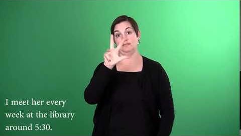 Sign Language - Level 2 Use of confirming head nods and shakes with approximately (time, age,money)