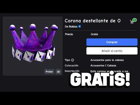 CONSIGUE FÁCIL CORONAS DE O GRATIS en Roblox.