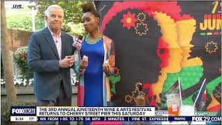 🎤 Shekhinah B. LIVE on Fox 29 with Mike Jerrick. #JWAF 06.19.25