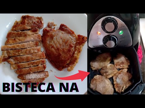 COMO FAZER BISTECA SUÍNA NA AIRFRYER | Fácil e sem gordura