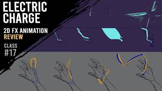 Electric charge animation review ["Basics of 2D FX" course]