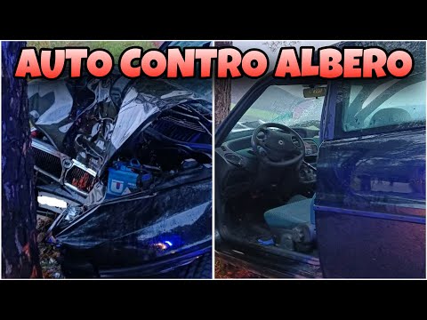 Video Tragedia a Gissi: esce di strada e si schianta contro un albero