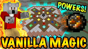 MAGIC IN VANILLA MINECRAFT | Minecraft Vanilla Magic Mod