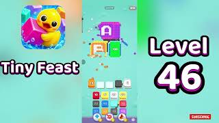 Tiny Feast Level 46 Walkthrough | Satisfying Gameplay | MiniBoss