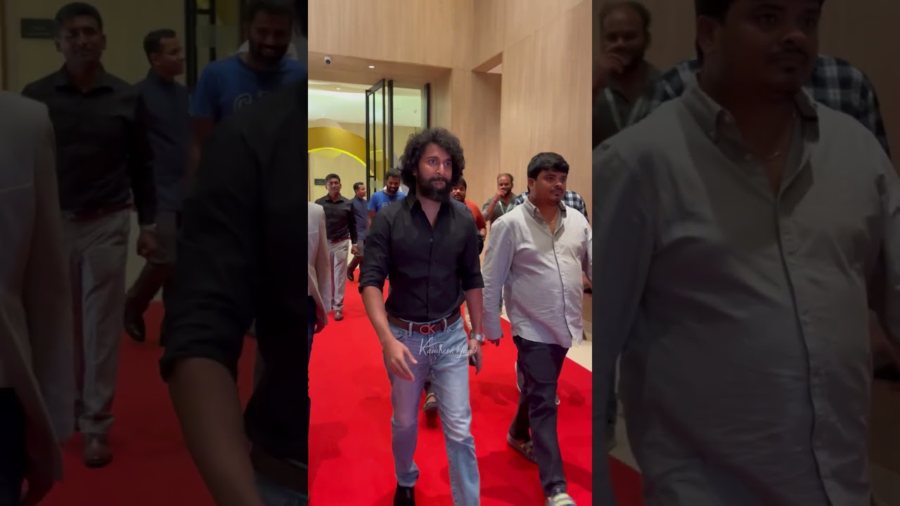 Natural star Nani papped at event