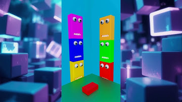 Satisfying Cube Monster Eating Everything | 3 Min ASMR 3D Animation Compilation 2025