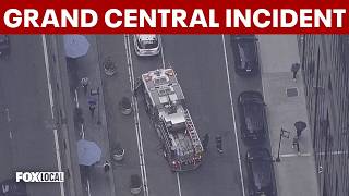 Police take person into custody after train incident at NYC's Grand Central Terminal