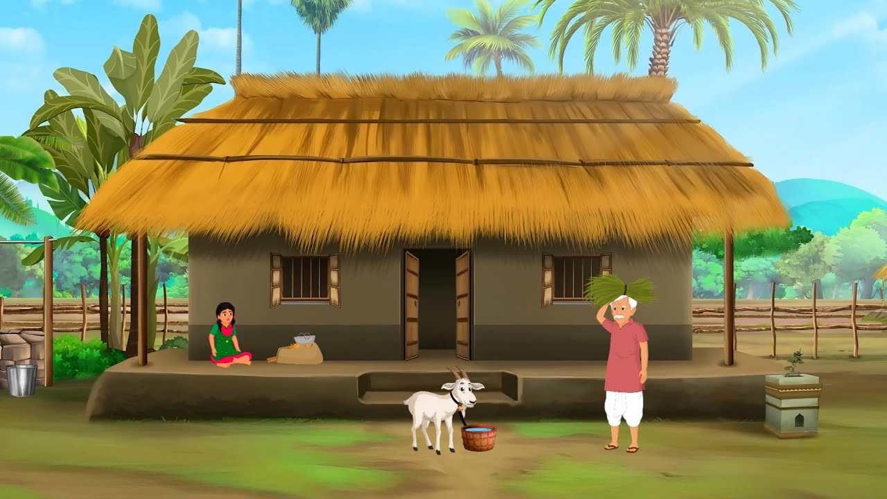 गरीब बूढ़े की मासूम बेटी और वफादार बकरी | Hindi Story | Hindi Kahani | Moral Stories | cartoon story