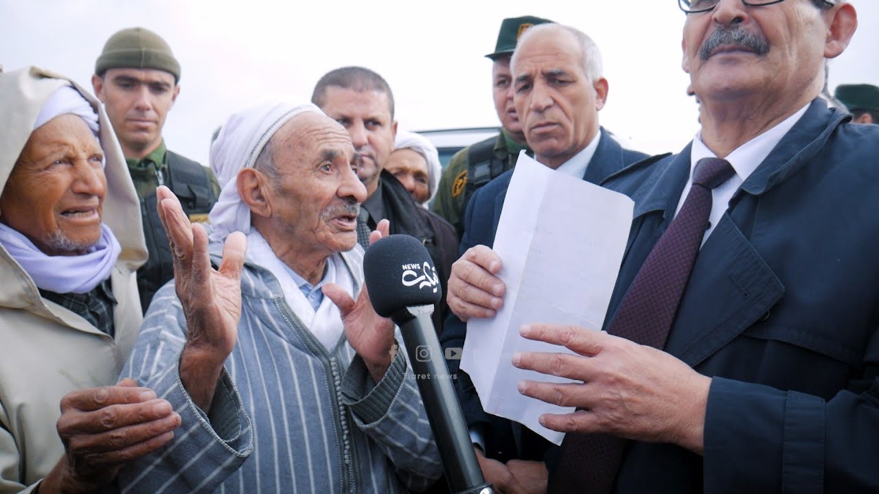 زيارة والي ولاية تيارت السيد بوقرة لبعض المشاريع ببلدية سيدي الحسني، و العلامة الكاملة لمقاولة مسري