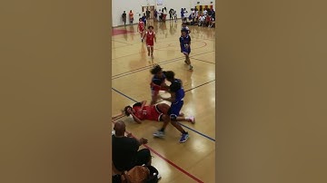 Fight during a Basketball Tournament at Stafford High School in Houston, Texas #short