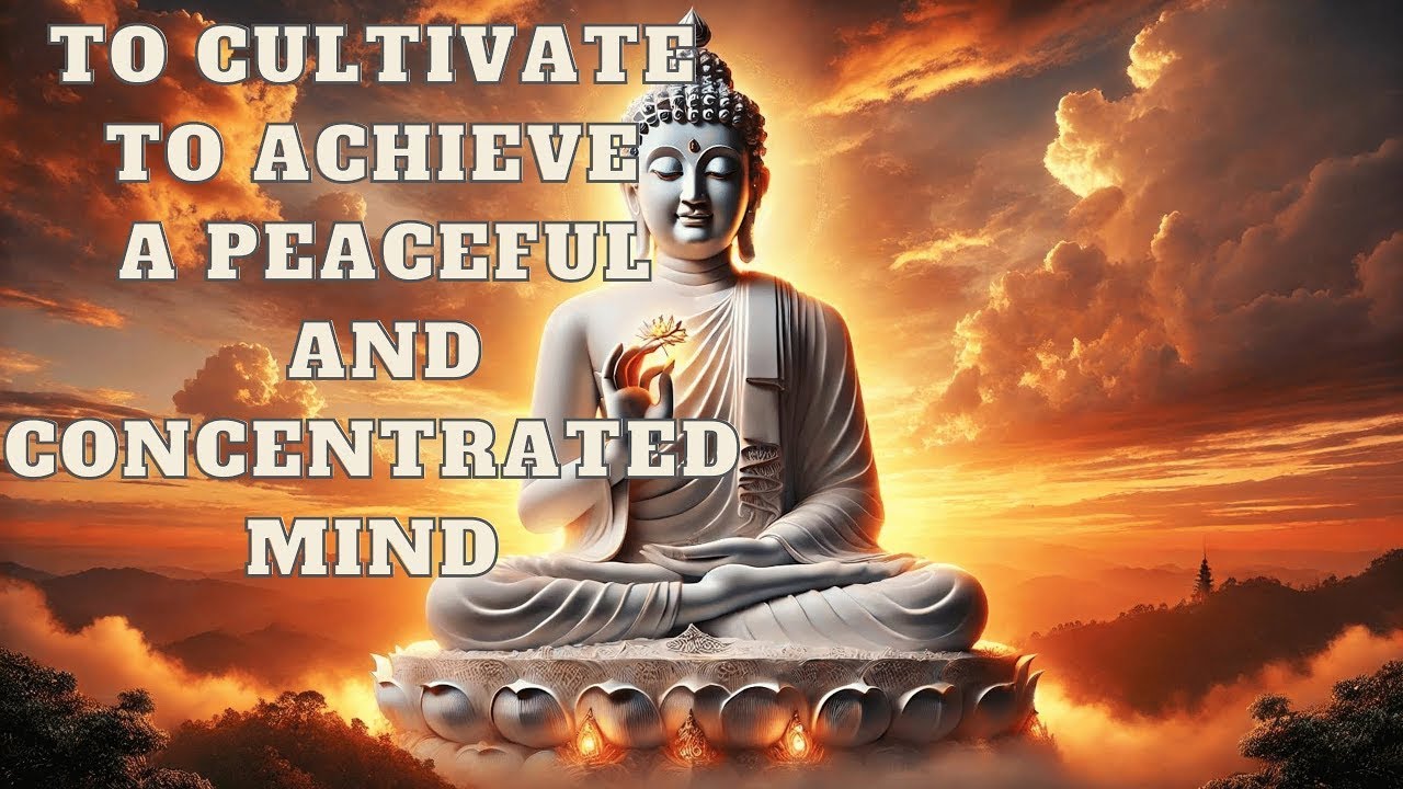 Practice to achieve peace of mind and concentration Buddhism - YouTube
