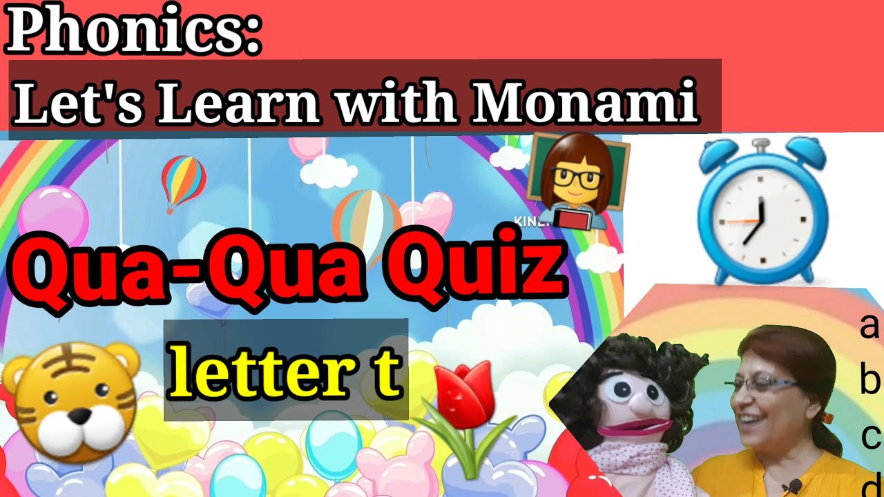 Phonics: Pre school Quiz : letter T: Let's learn with Monami: Group 1 ...