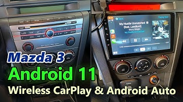 2021 Eonon Latest Android 11 2004-2009 Mazda 3 Car Stereo | Wireless CarPlay & Android Auto