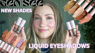 NEW Gen See Beauty Mixed Media Metallic & Matte Liquid Eyeshadows (REVIEW & SWATCHES)