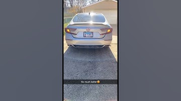 Honda Accord 2.0T Front resonator and Rear muffler delete