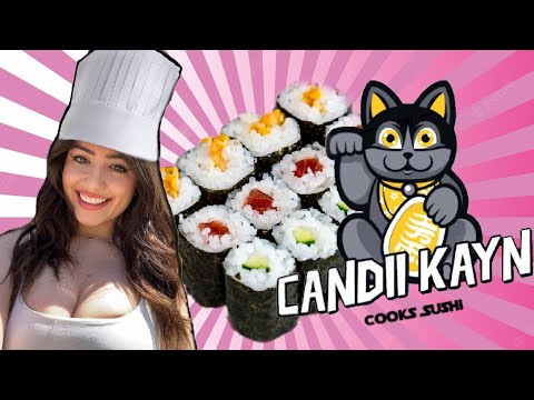 Candii's Cooking Streams: Vegetarian Sushi