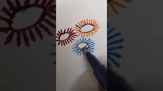 Easy doodle drawing art shorts doodle art youtubeshorts short viral trending brushpen