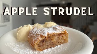 BEST APPLE STRUDEL RECIPE | How to Make Traditional Apple Strudel From Scratch ❤ Jabolčni Štrudelj