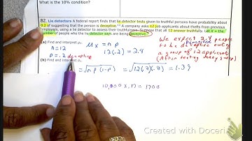 6.3B Mean & Std.Dev of Binomial Distribution