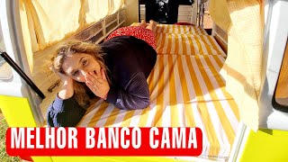 O MELHOR BANCO CAMA para kombi Tomelin