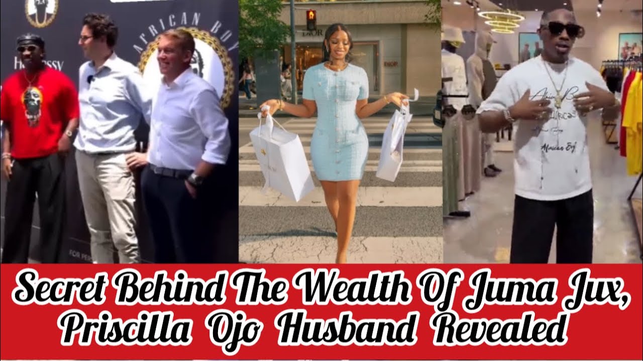 See The Secret Behind The Wealth Of Juma Jux, Priscilla Ojo Husband 