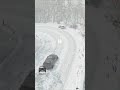 家族の雪道 / Family snowy road