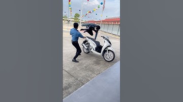 Cướp xe ban ngày gặp ngây bảo vệ khu chợ đêm và cái kết buồn cho tên cướp @LongGiang95