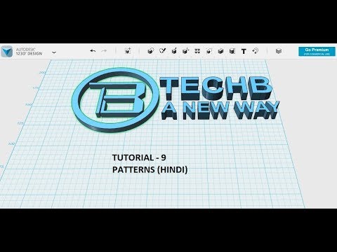 [Hindi] 123d CAD Patterns