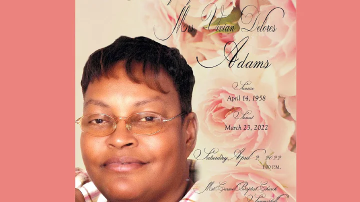 Celebration of Life Service for Mrs. Vivian Delore...