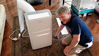 Danby Portable Air Conditioner DPA120B8WDB-6 Unboxing Setup & Review