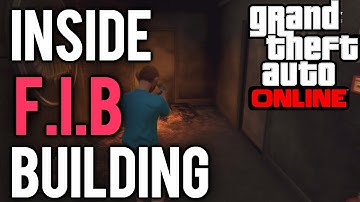 GTA 5 Online- Inside FIB Building! (Secret Accessible Building)