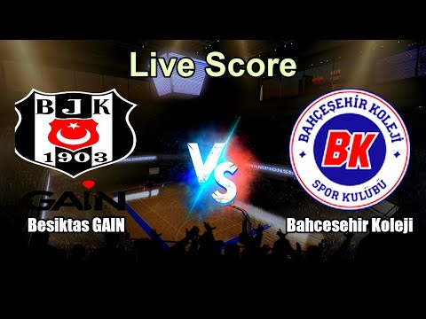 Video Besiktas GAIN vs Bahcesehir Koleji Live Score - EuroCup Basketball