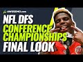 NFL DFS PICKS CONFERENCE CHAMPIONSHIPS FINAL NEWS & NOTES DRAFTKINGS & FANDUEL DAILY FANTASY 1/23/21