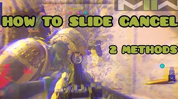 HOW TO SLIDE CANCEL on MW2.. (2 BEST METHODS)