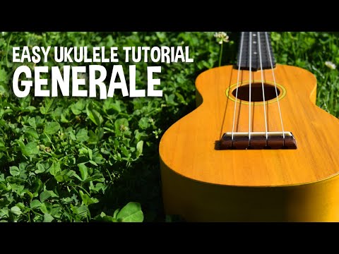 Generale (F. De Gregori) - Easy Ukulele tutorial