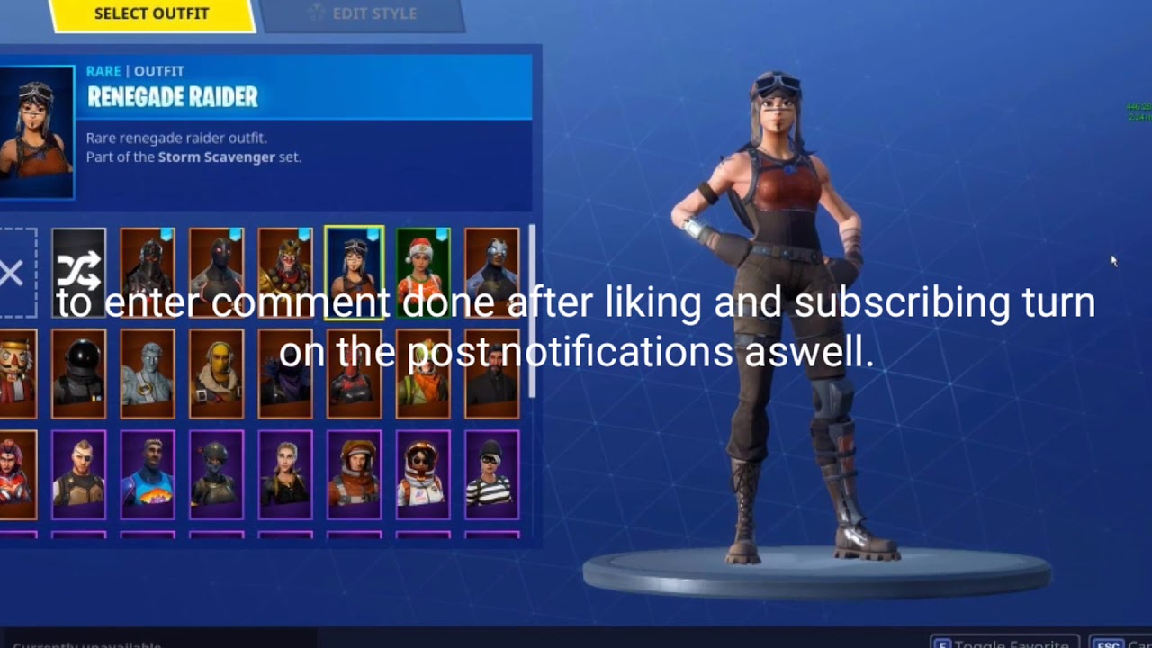 Free Renegade Raider Account Giveaway - YouTube