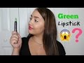 Green lipstick? Mood matcher, kissproof, smudge proof, 12 hour long lasting lipstick