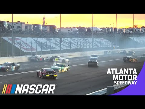 Trevor Bayne triggers the 'big one' at Atlanta Motor Speedway | NASCAR