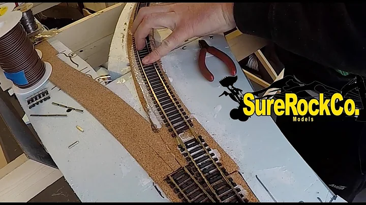 v3 Install FOAM ROADBED TRACK HO scale layout build Port Moody Sawmill