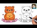 How to draw i love you mom hug  mothers day