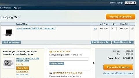 Magento Tax Configuration