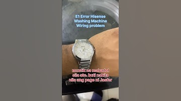 1E Error Hisense Washing Machine repair #uae #dubai #middleeast #abudhabi #washingmachinerepair