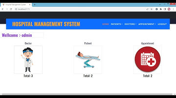 Hospital Management System using React | Node JS with Express | MYSQL