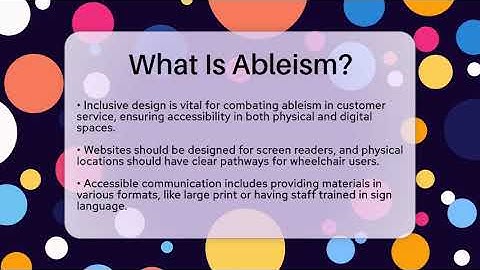 What Is Ableism? - Customer Support Coach