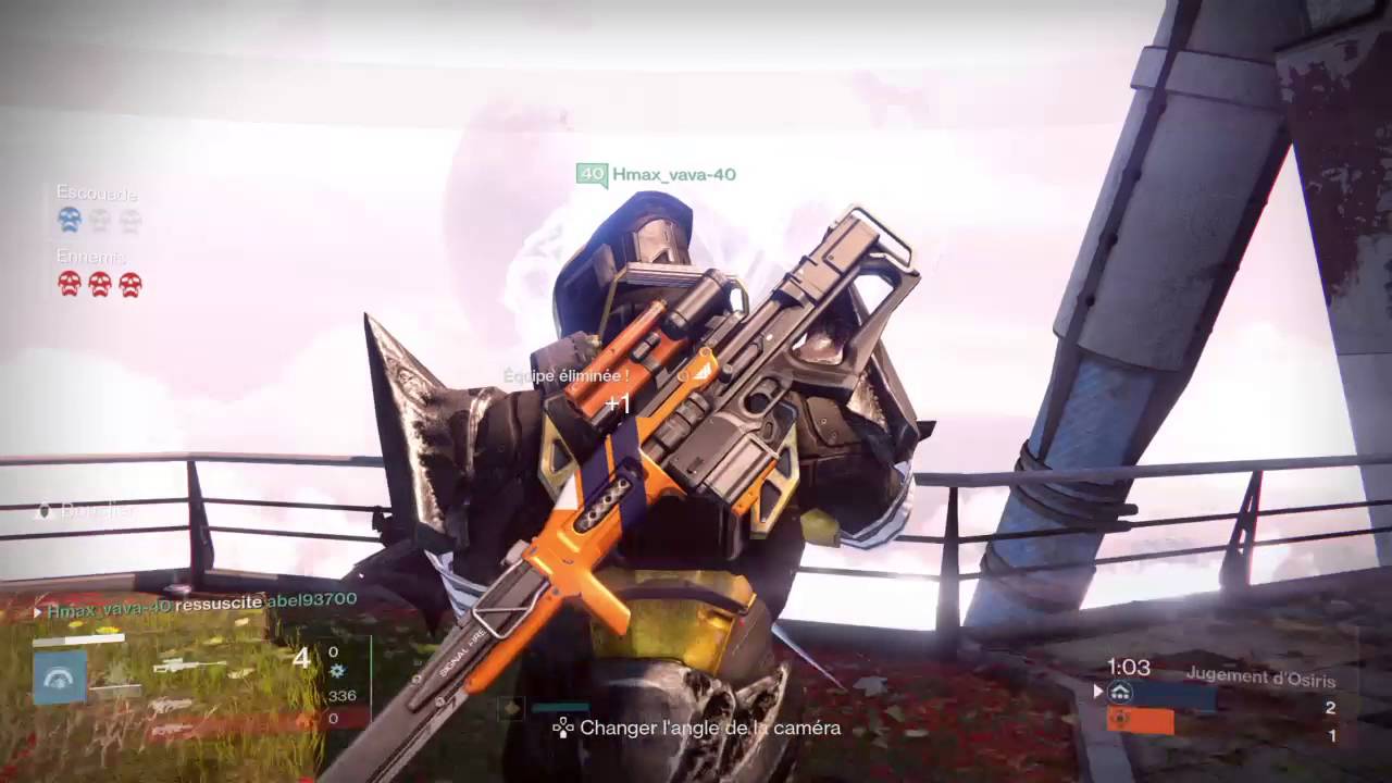 Destiny gameplay Osiris 11-3 mort rouge / red death