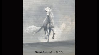 How to Paint a Horse (Sketch) in Oil - Narrated screenshot 2