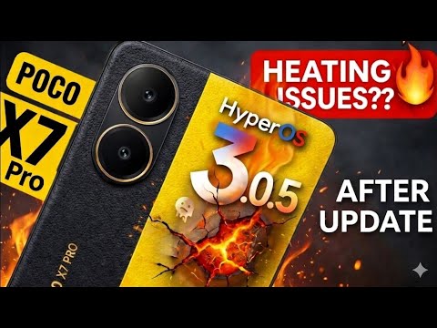 POCO X7 PRO Heating issues After Update in 2026 🔥🔥🔥🚀🚀🚀 #pocox7pro 